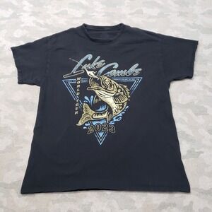Luke Combs World Tour Concern Shirt Mens Large Black Short Sleeve